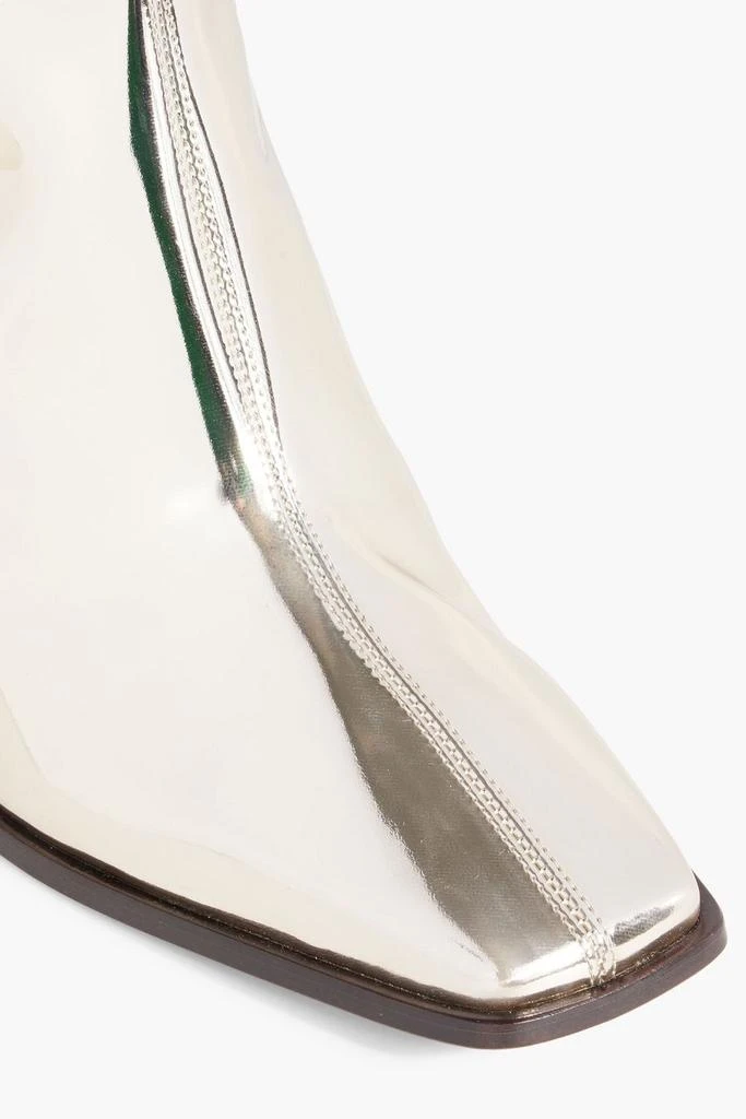 Jimmy Choo Bryelle 85 mirrored-leather ankle boots 4