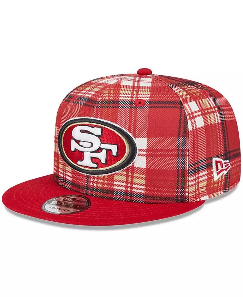 New Era Men's Scarlet San Francisco 49ers 2024 Sideline Statement 9FIFTY Snapback Hat 1