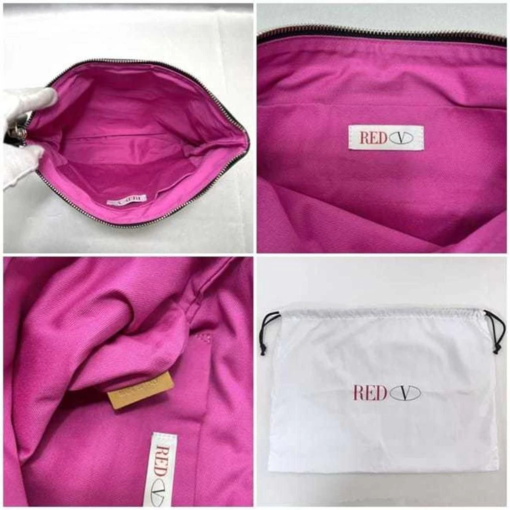 RED Valentino valentino Leather Clutch Bag Handbag (Pre-Owned) 3
