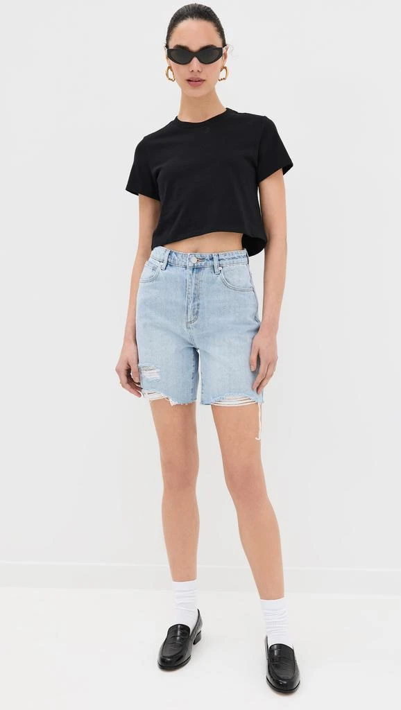 Reformation Cropped Classic Crew Tee 4