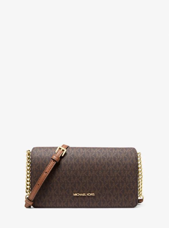 Michael Kors Jet Set Medium Signature Logo Crossbody Bag