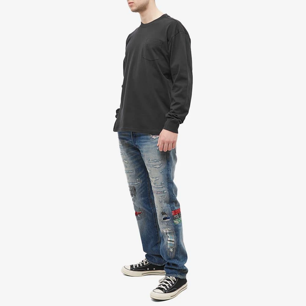 Patta Patta Basic Washed Pocket Long Sleeve T-Shirt 4