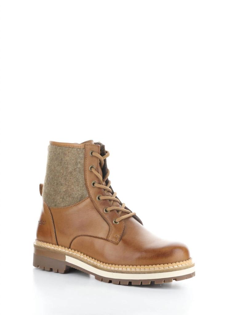 BOS & CO Women's Astra Round Toe Boots In Rich Tan/catanho