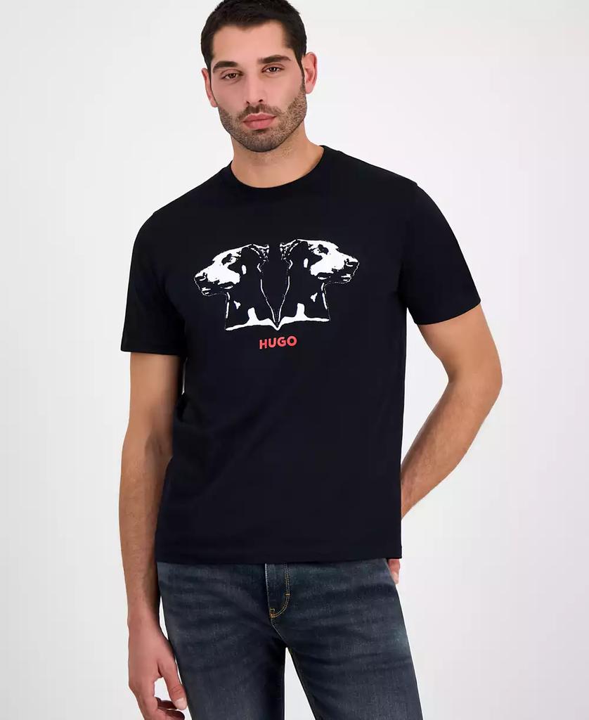 Hugo Dargex Tシャツ HUGO Dargex Graphic T-Shirt in Black for Men | Lyst