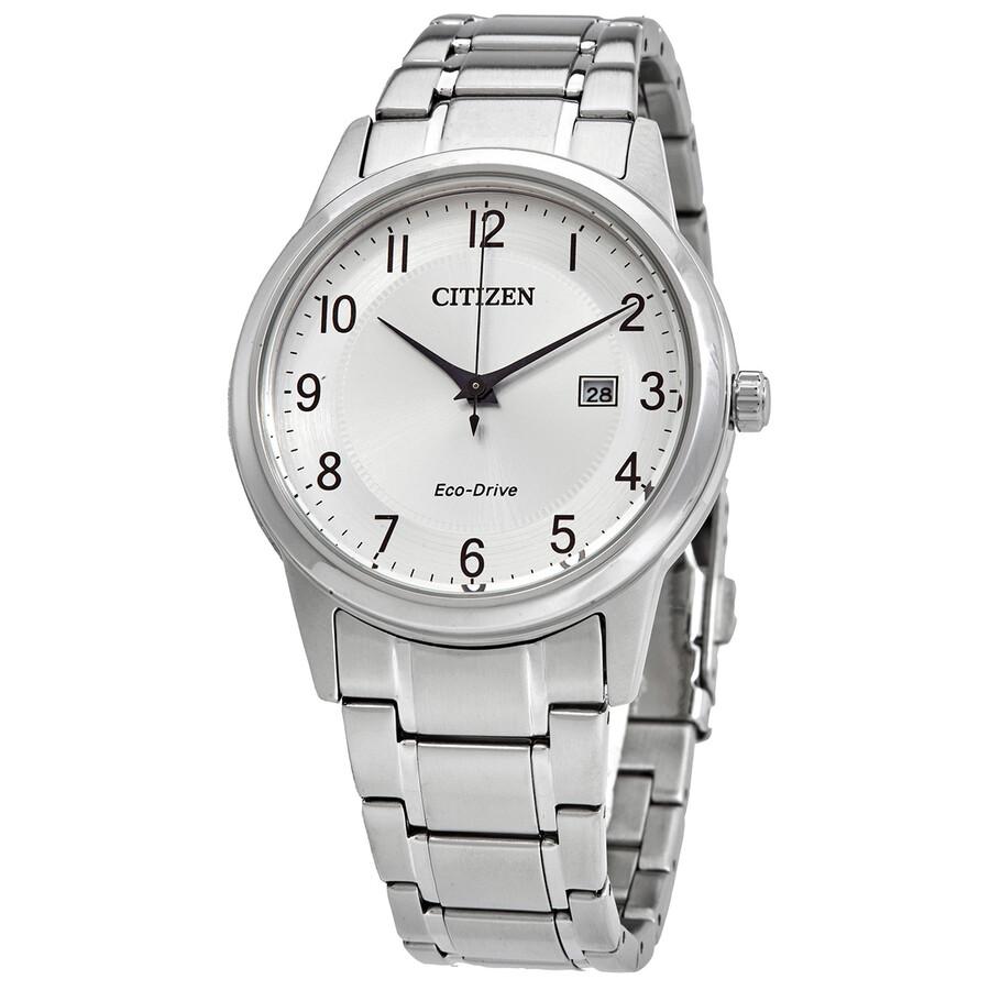 Citizen Eco-Drive Silver Dial Men's Watch AW1231-58B