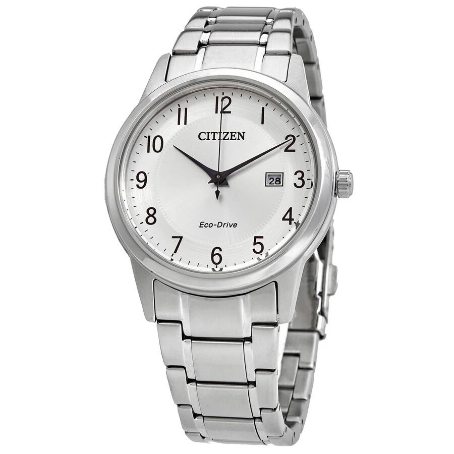 Citizen Eco-Drive Silver Dial Men's Watch AW1231-58B 1