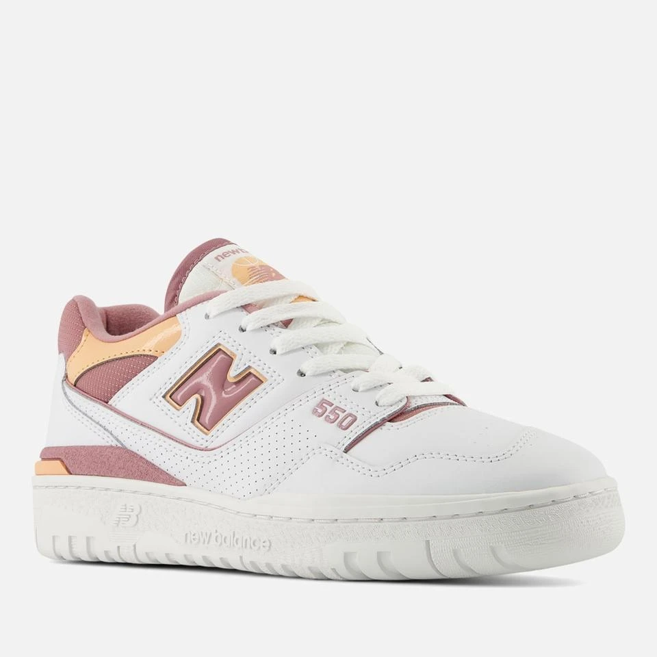 New Balance NEW BALANCE WOMEN'S 550 LEATHER TRAINERS 2
