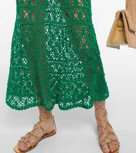 ANNA KOSTUROVA Crochet cotton maxi dress 5