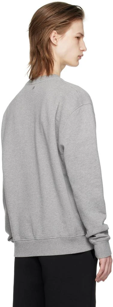 AMI Paris Gray Ami de Cœur Sweatshirt 3