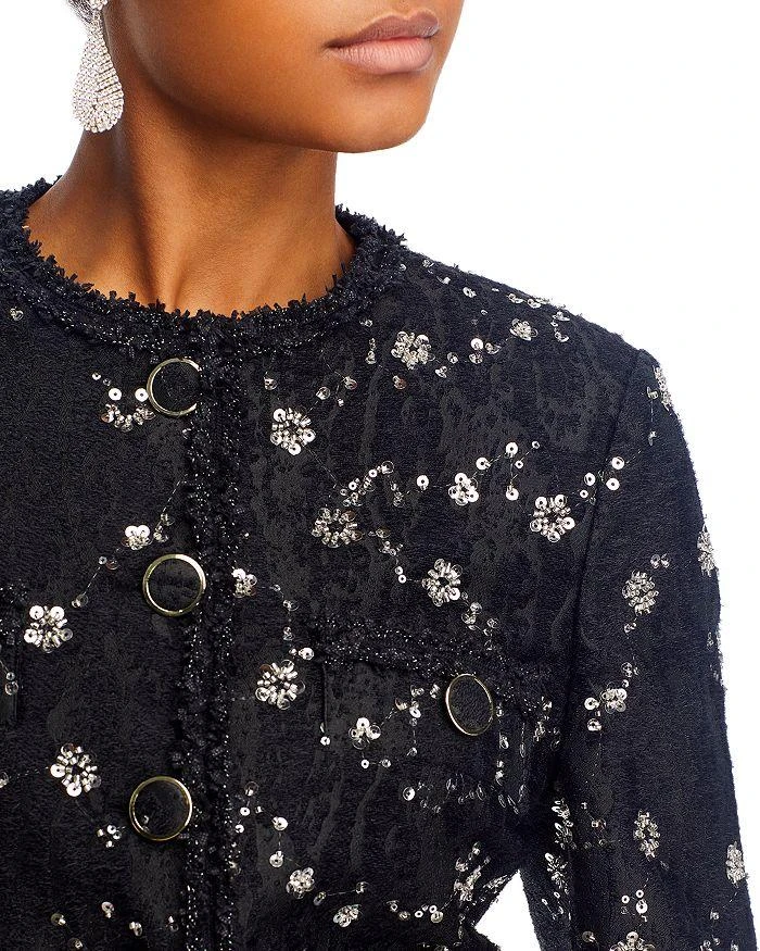 Milly Phoebe Floral Beaded Jacket 4
