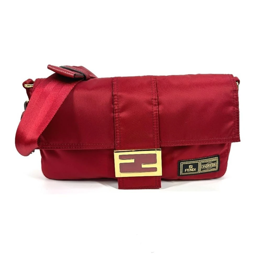 Fendi Nylon Pochette Shoulder Bag (Pre-Owned)