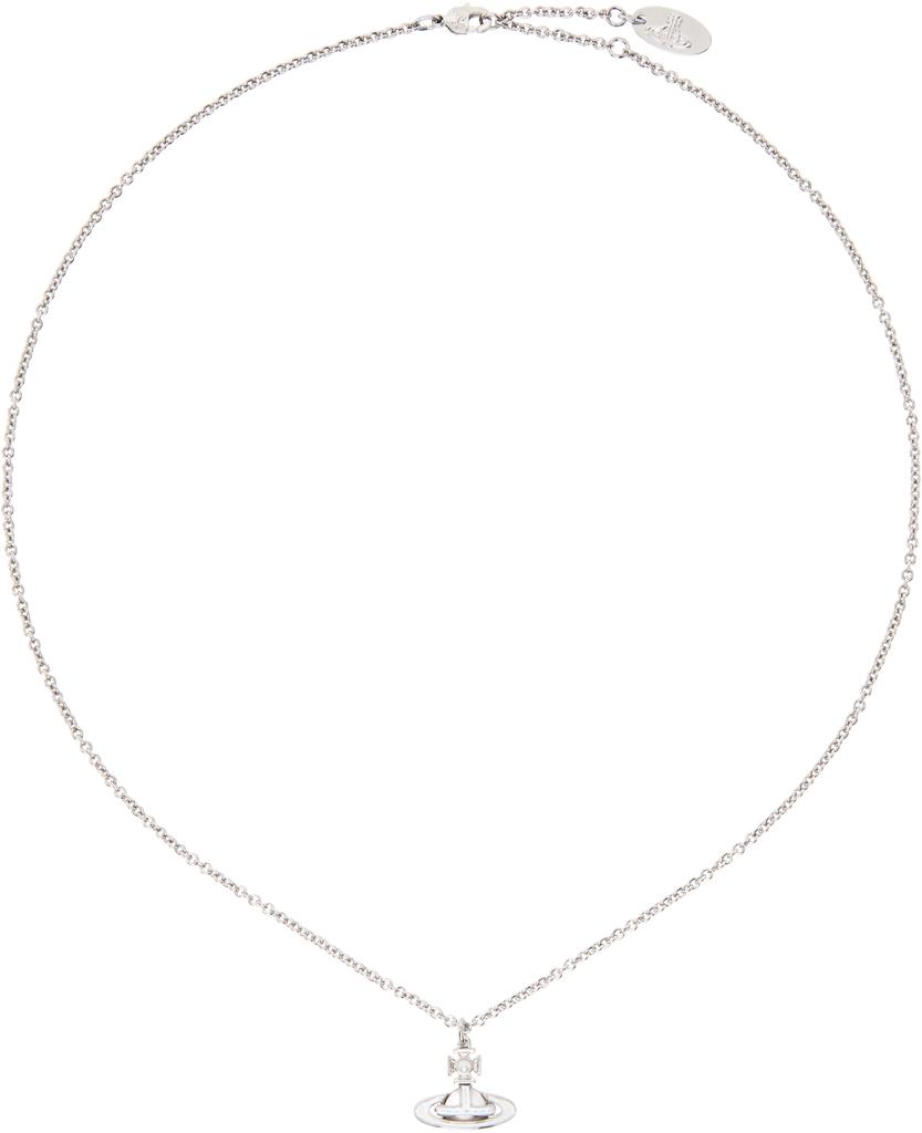Vivienne Westwood｜JEWERLY (SIMONETTA BAS RELIEF PENDANT simonetta bas relief pendant necklace in PLATINUM-CREAMROSE