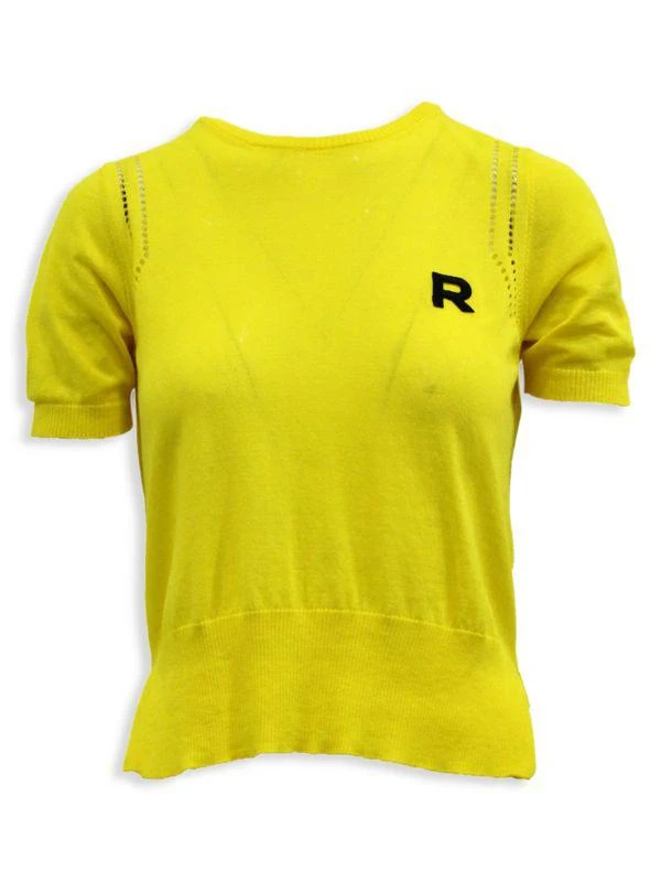 ROCHAS Logo Knit T-Shirt 1