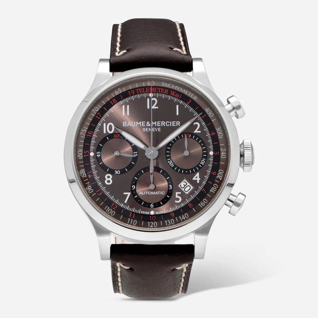 Baume & Mercier Baume & Mercier Capeland Stainless Steel Automatic Men's Watch 10002 1