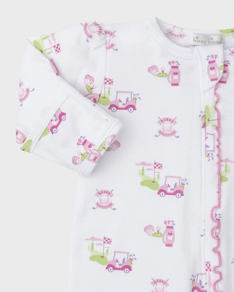 Kissy Kissy Girl's Golf Club Zip Footie, Size Newborn-9M 2