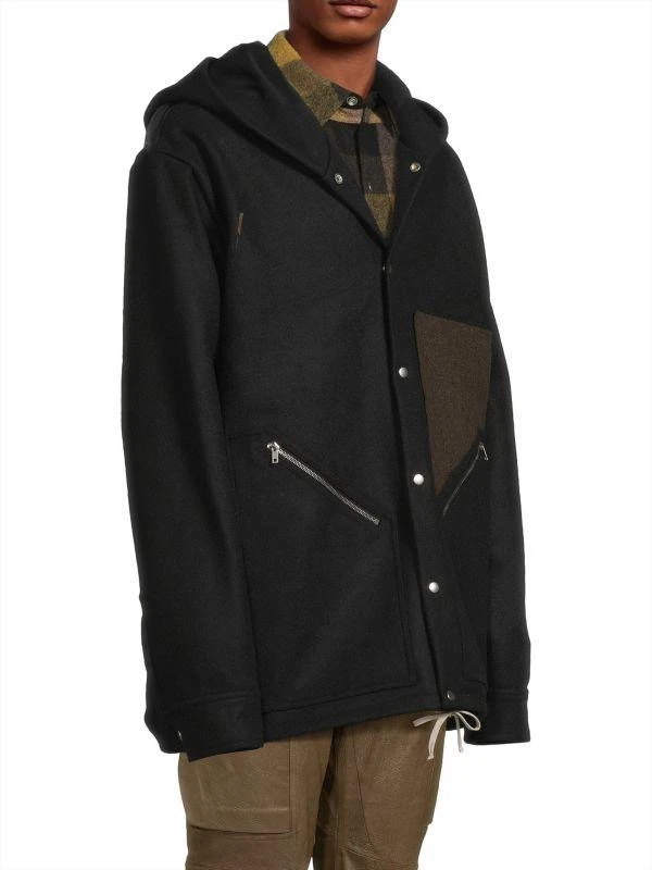 Rick Owens Giacca Wool Tour Hoodie 3