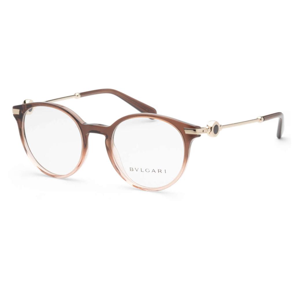 BVLGARI Bulgari Women's Brown Round Opticals