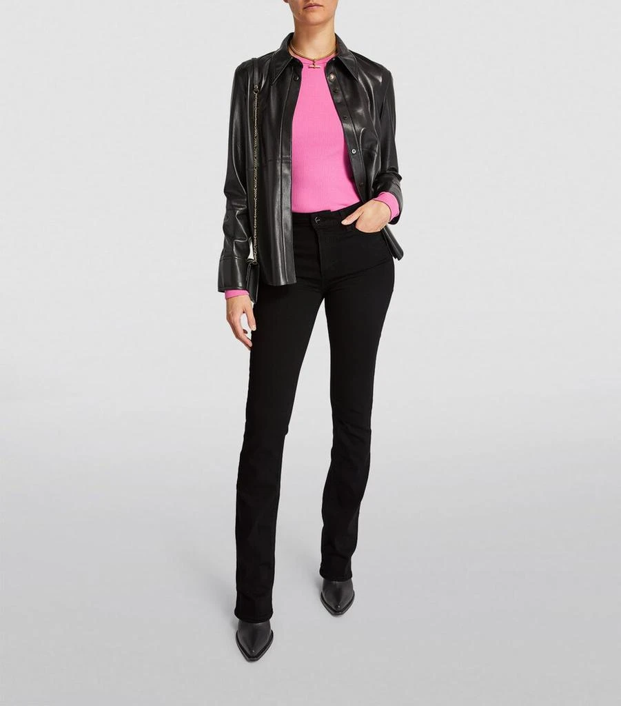 Paige Manhattan High-Rise Bootcut Jeans 2