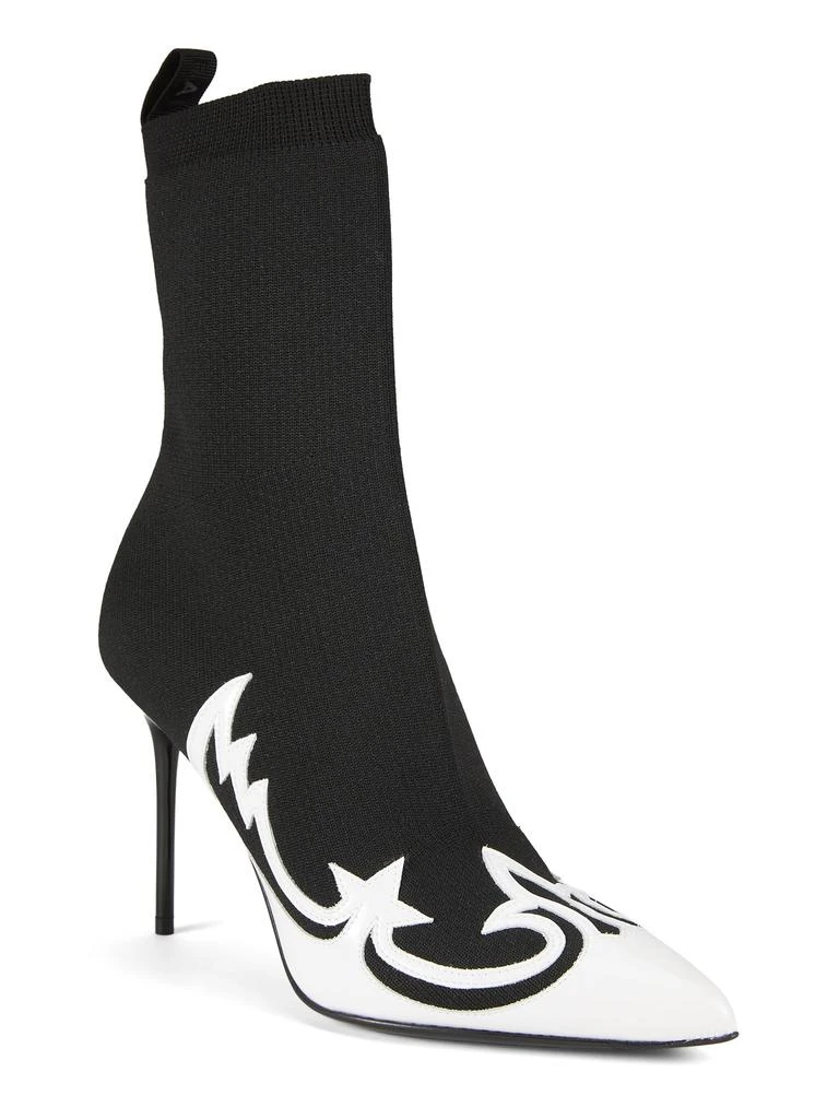 Balmain Skye 100MM Knit Ankle Boots 2