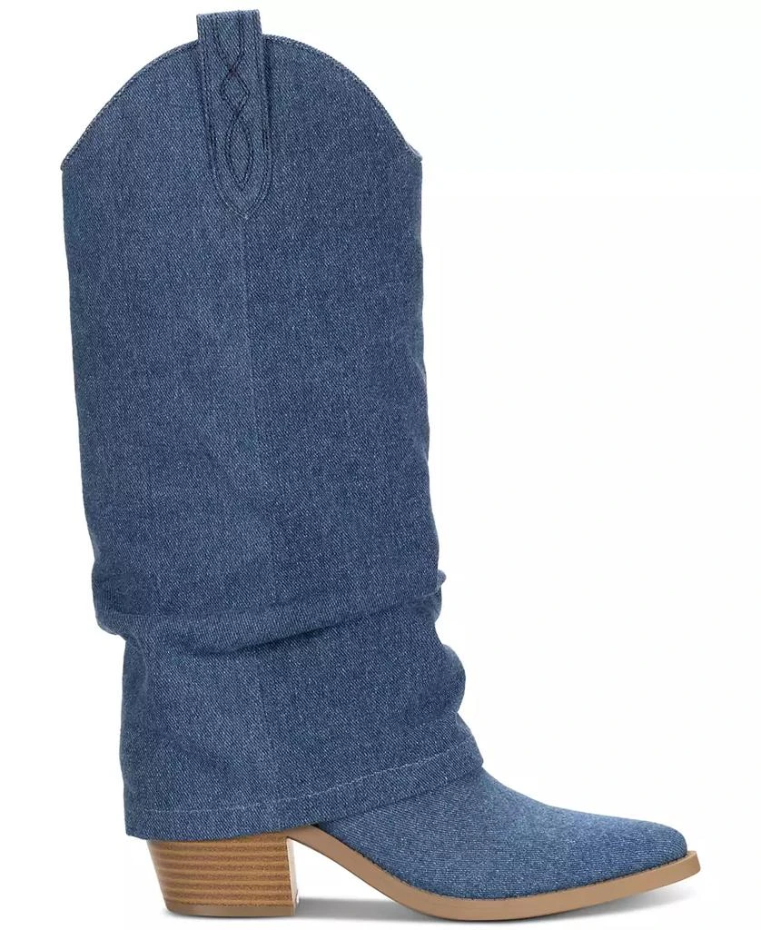 Sun + Stone Women's Bryynn Slouch Cuff Western Knee High Boots, Created for Macy's 5