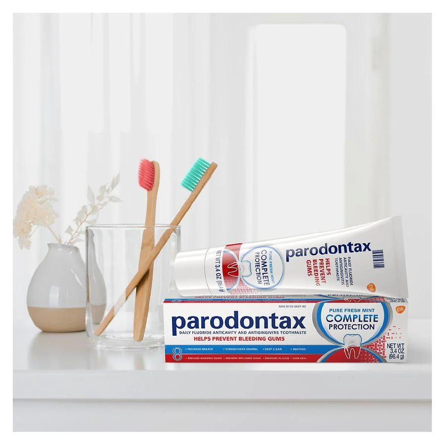 PARODONTAX Complete Protection Gingivitis Toothpaste For Bleeding Gums Pure Fresh Mint 8