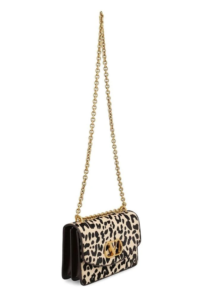 Valentino Valentino Animal Patterned Foldover Top Shoulder Bag 3