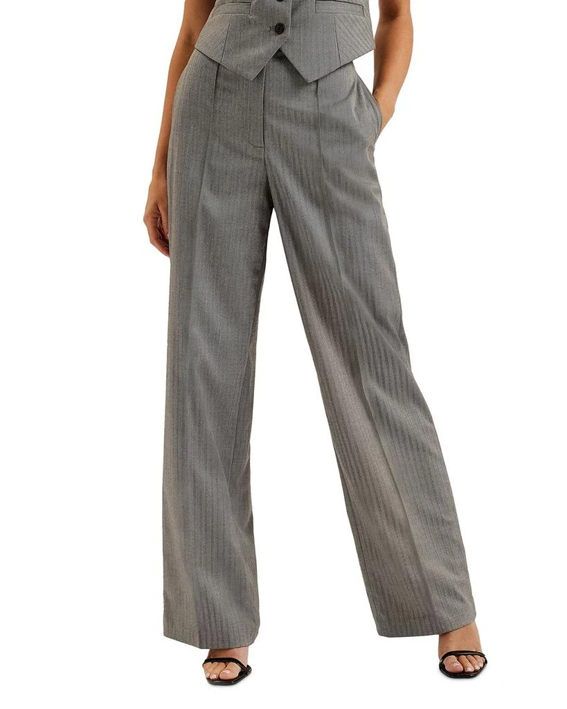 Ted Baker London Koa Metallic Pinstriped Pants 1