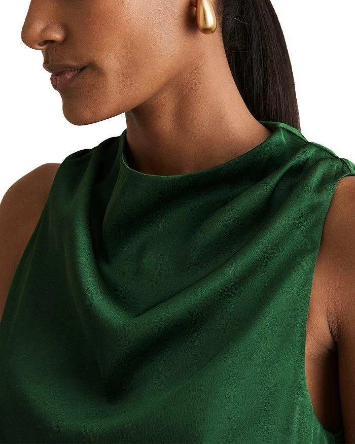 REISS Eloise Drape Neck Short Occasion Dress 4