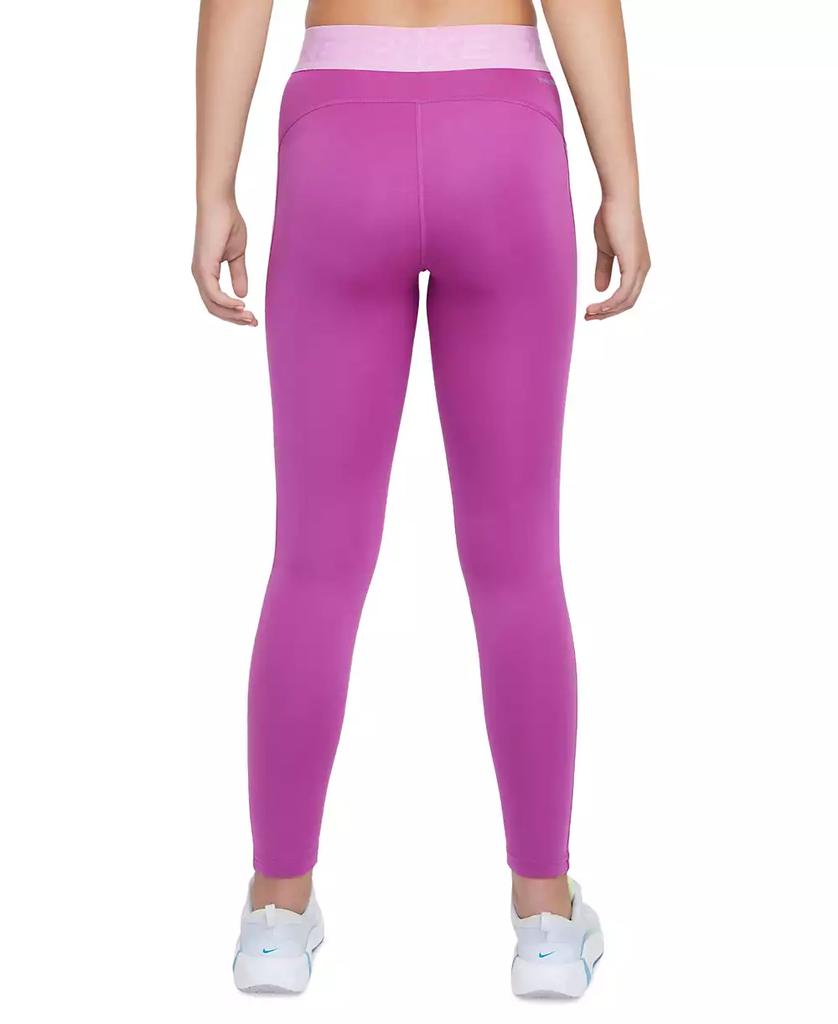 NIKE Pro Big Girls Therma-FIT Mid-Rise Leggings