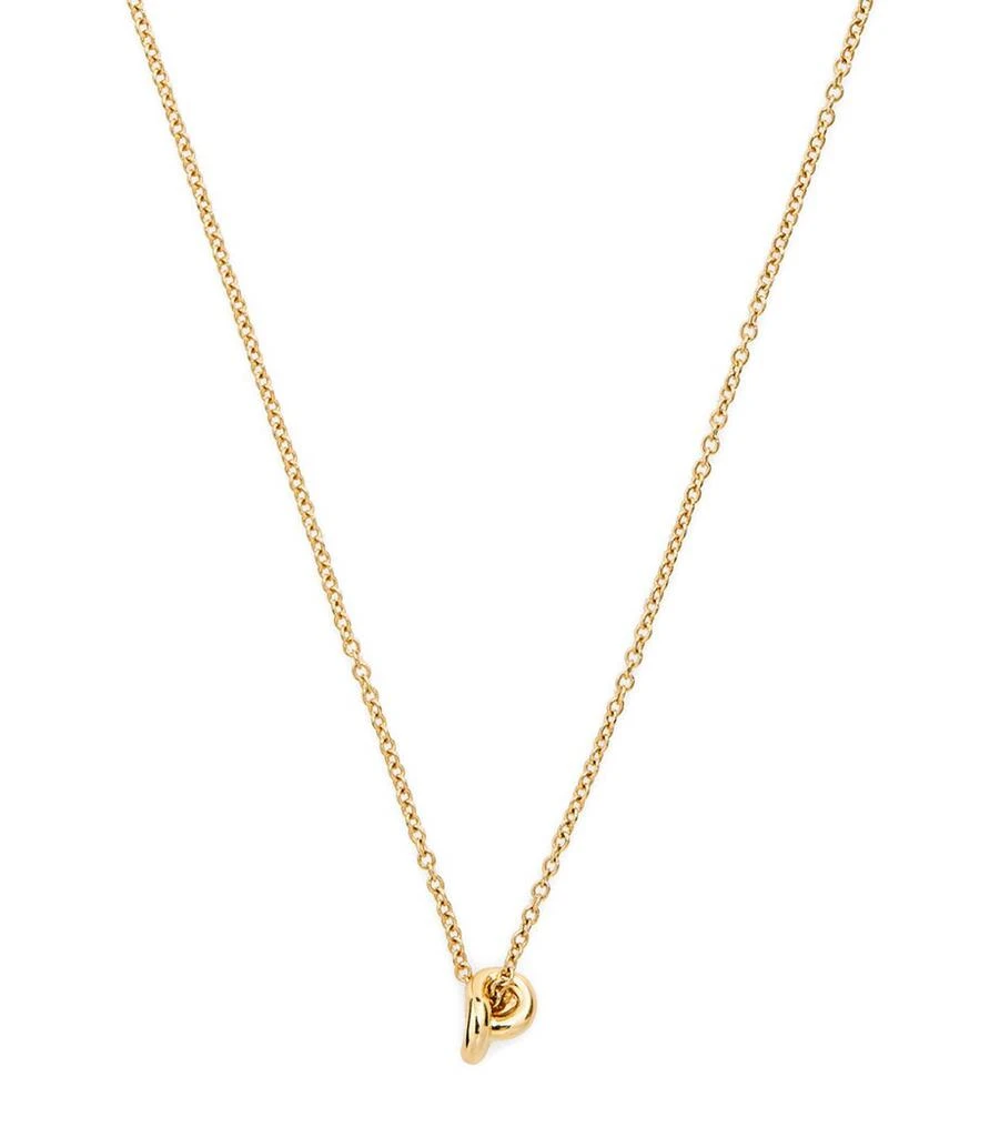 Engelbert Yellow Gold Legacy Knot Pendant Necklace 1