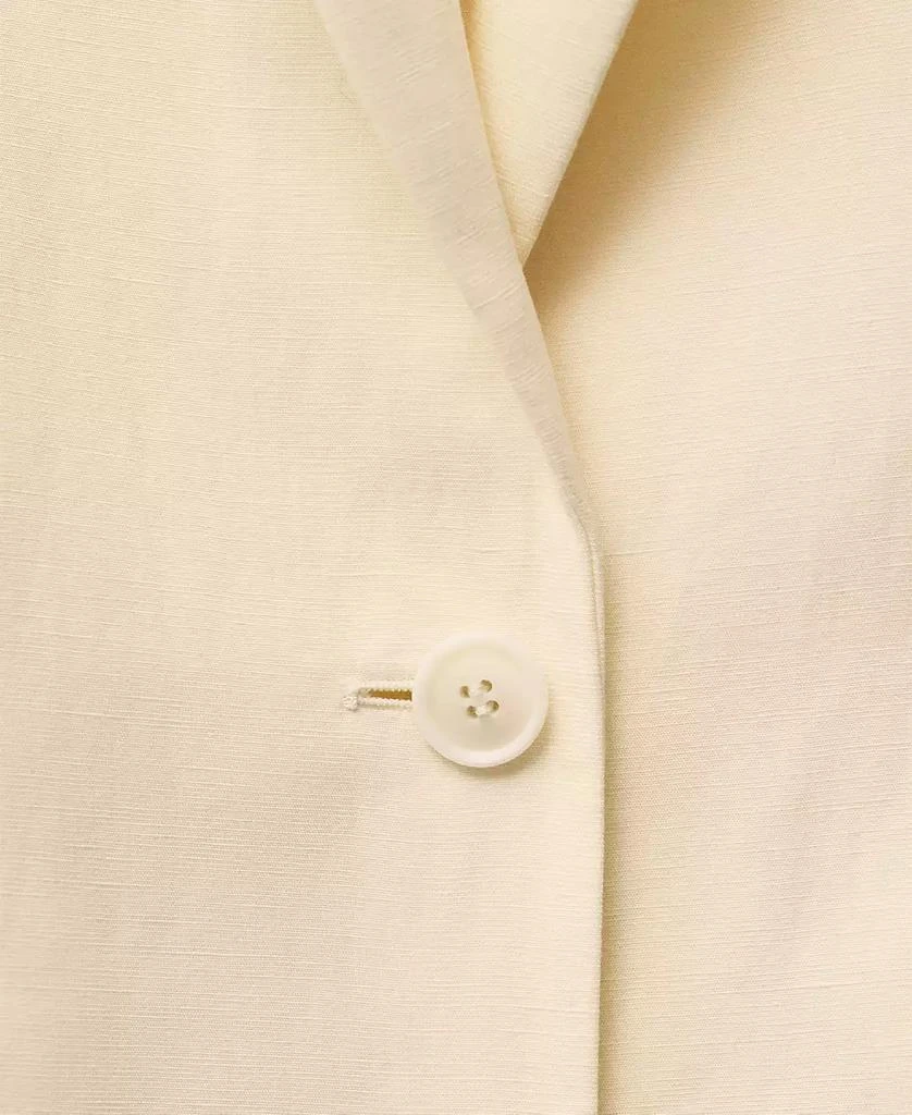 Mango Women's Linen-Blend Suit Jacket 5