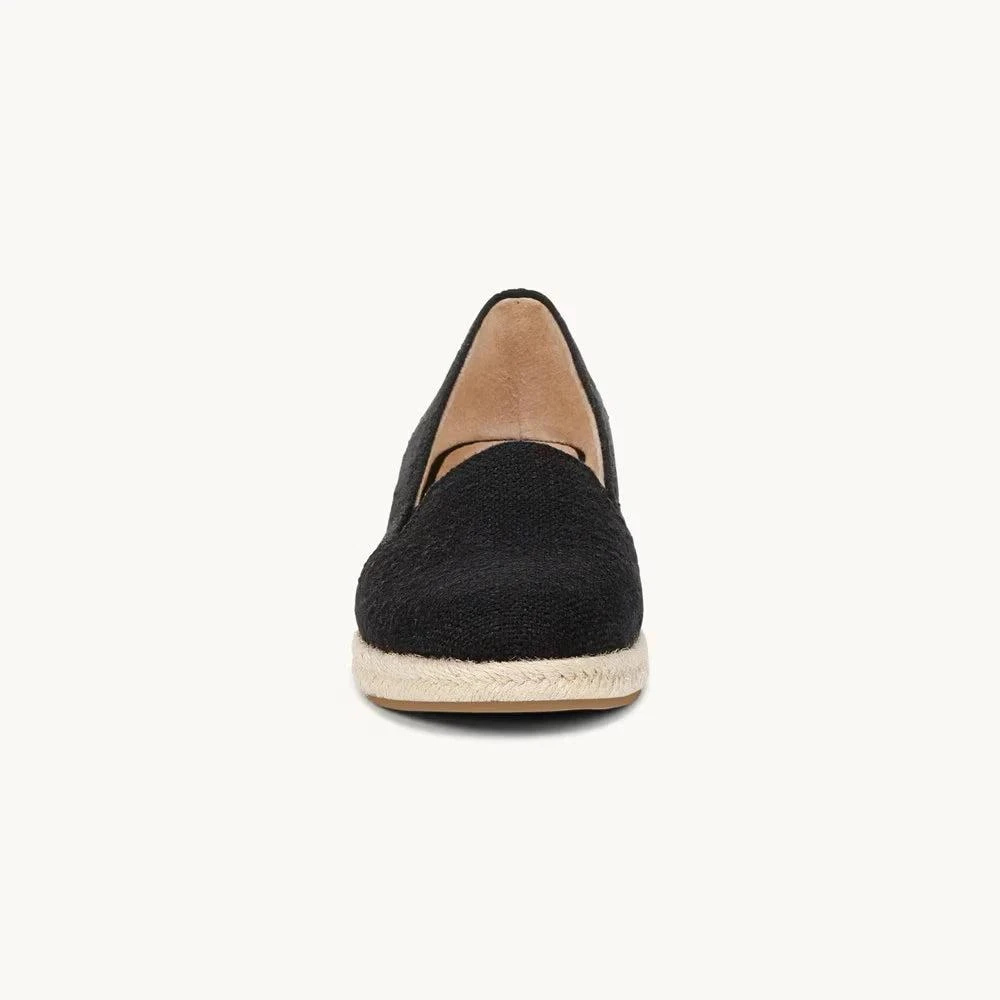 LifeStride Kamilla I8544F1401 Women's Black Slip On Wedge Espadrille ZAP611 5
