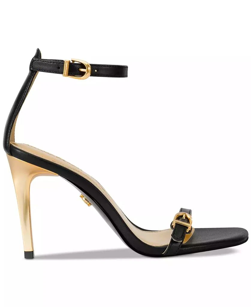 Donna Karan Women's Pryce Buckle Ankle-Strap Dress Sandals - Tortoise - 9