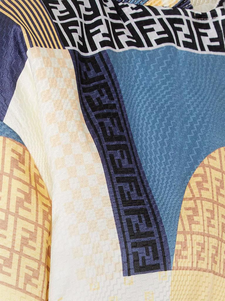 ジャケット FENDI Reversible patchwork silk bomber Jacket Silk Multicolour | Fendi