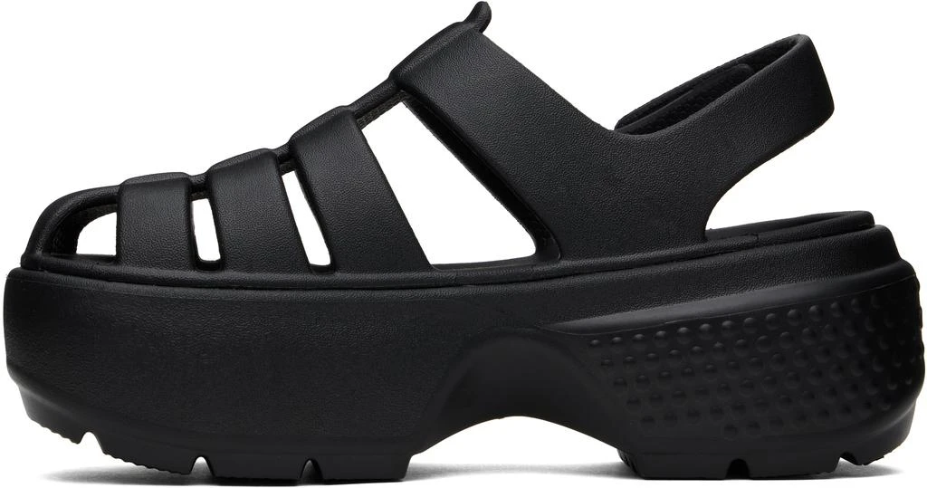 Crocs Black Stomp Fisherman Sandals 3