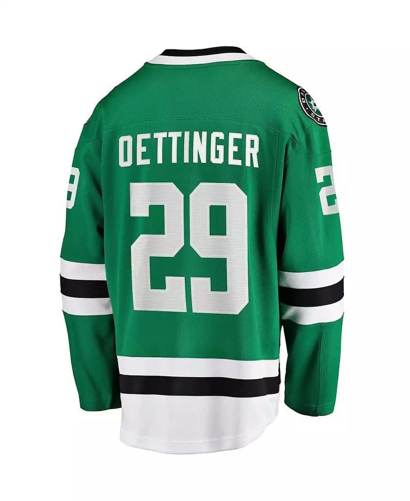 Fanatics Men's Jake Oettinger Kelly Green Dallas Stars Home Breakaway Player Jersey 2