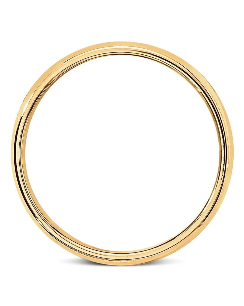 Bloomingdale's Men's 6mm Milgrain Half Round Wedding Band 14K Yellow Gold 3