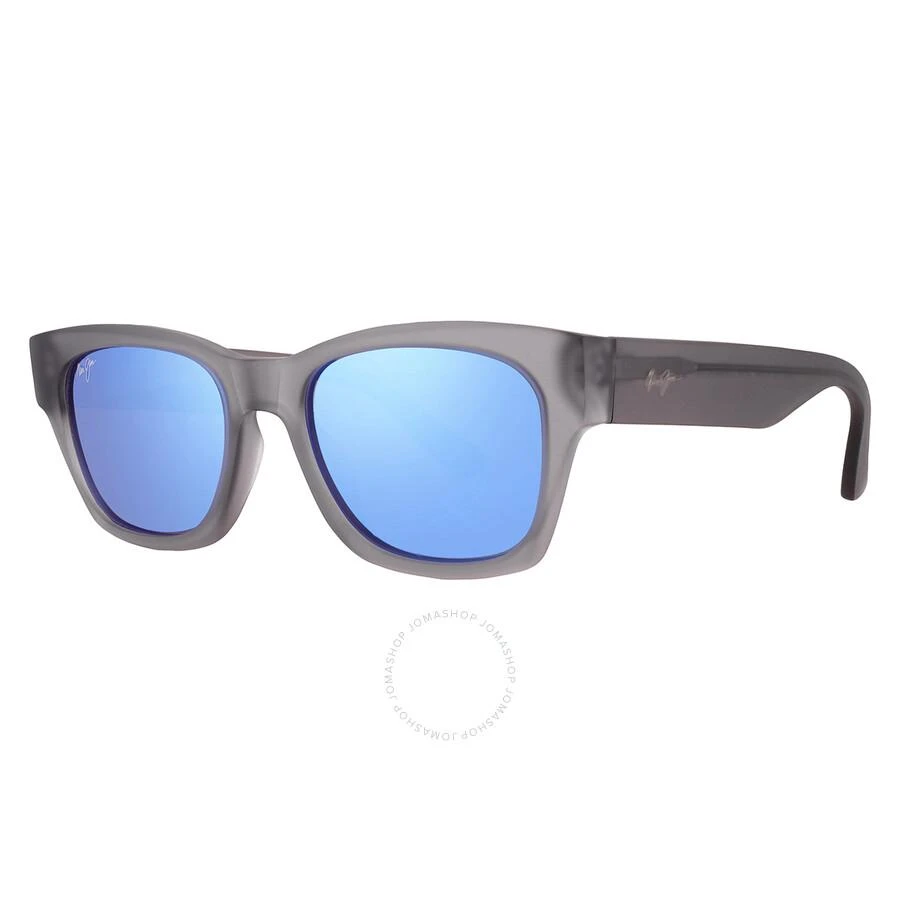 Maui Jim Maui Jim Valley Isle Blue Hawaii Square Unisex Sunglasses B780-14 54 2