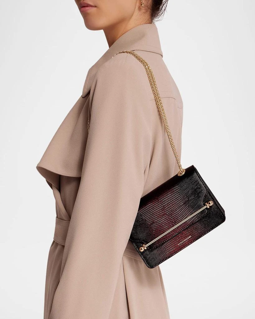 Strathberry Mini Ombre Lizard-Embossed Leather Shoulder Bag 2