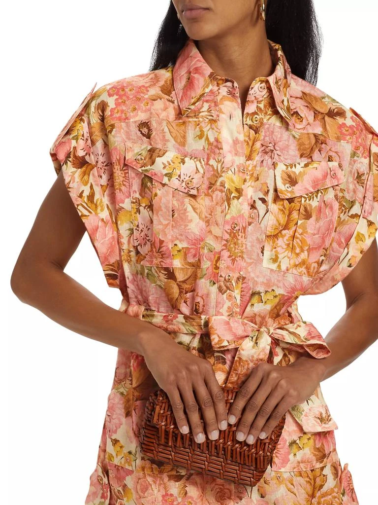Zimmermann Golden Cuffed Romper 6