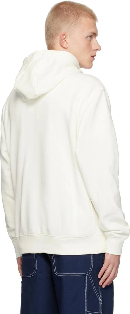 NIKE White Sportswear Club Fleece Hoodie 3