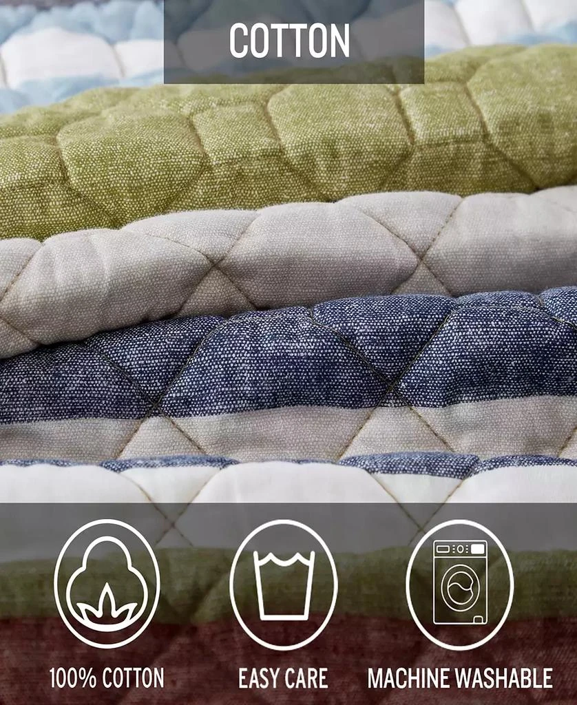 Eddie Bauer Ladder Stripe 4-Pc. Quilt Set 8