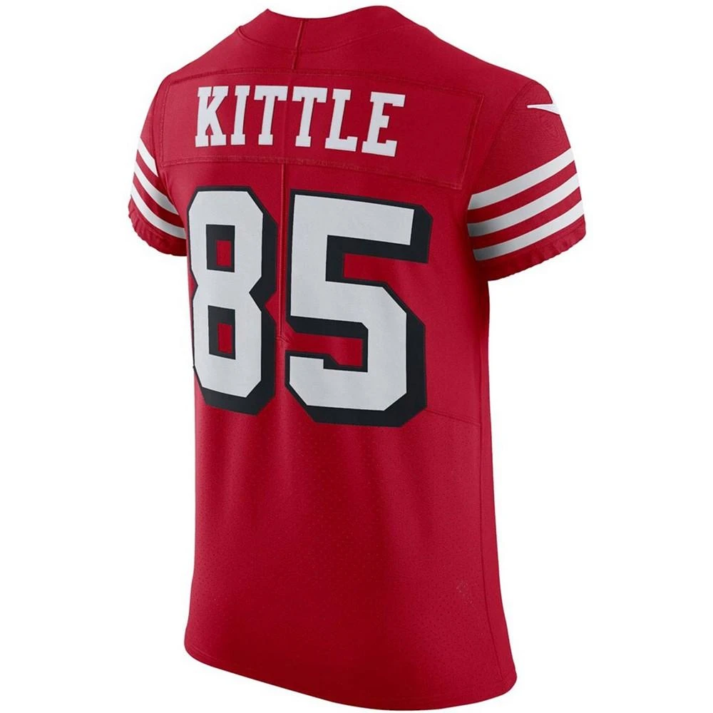 NIKE Men's George Kittle Scarlet San Francisco 49ers Alternate Vapor Elite Jersey 3