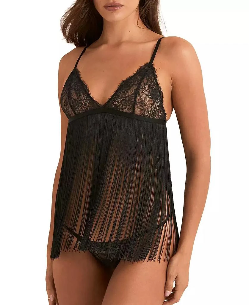 Adore Me Women
s Charizma Babydoll 
G-String Set Lingerie