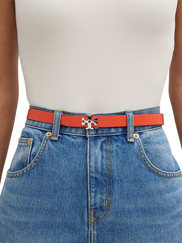 Tory Burch T-Monogram Leather Belt