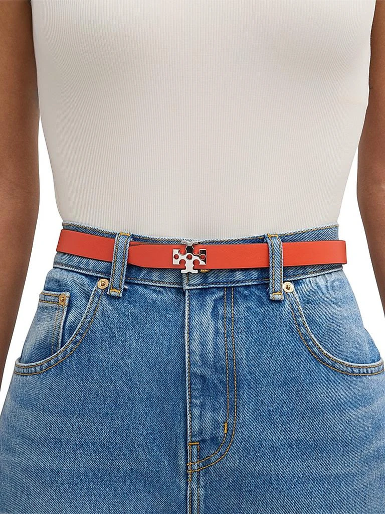 Tory Burch T-Monogram Leather Belt 2