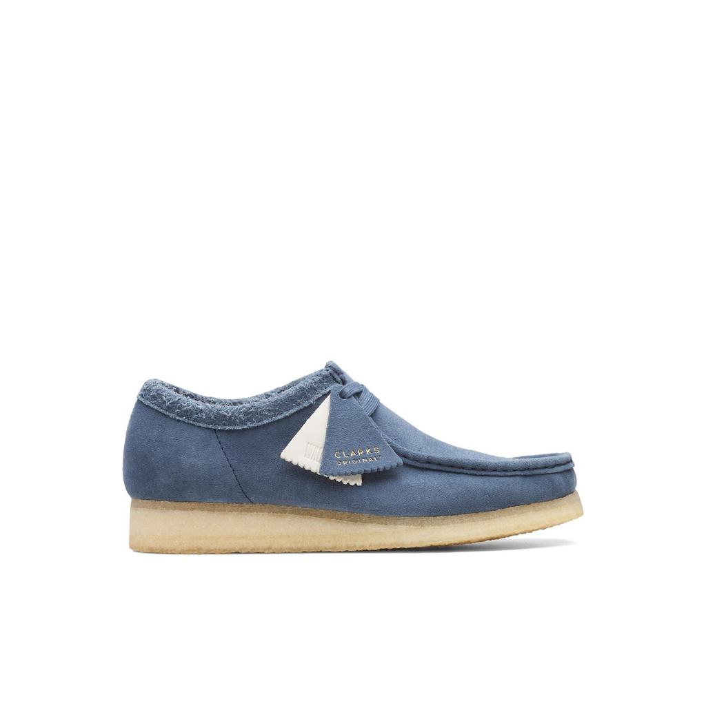 Clarks Clarks - Chaussures Wallabee - Blue Suede - Homme