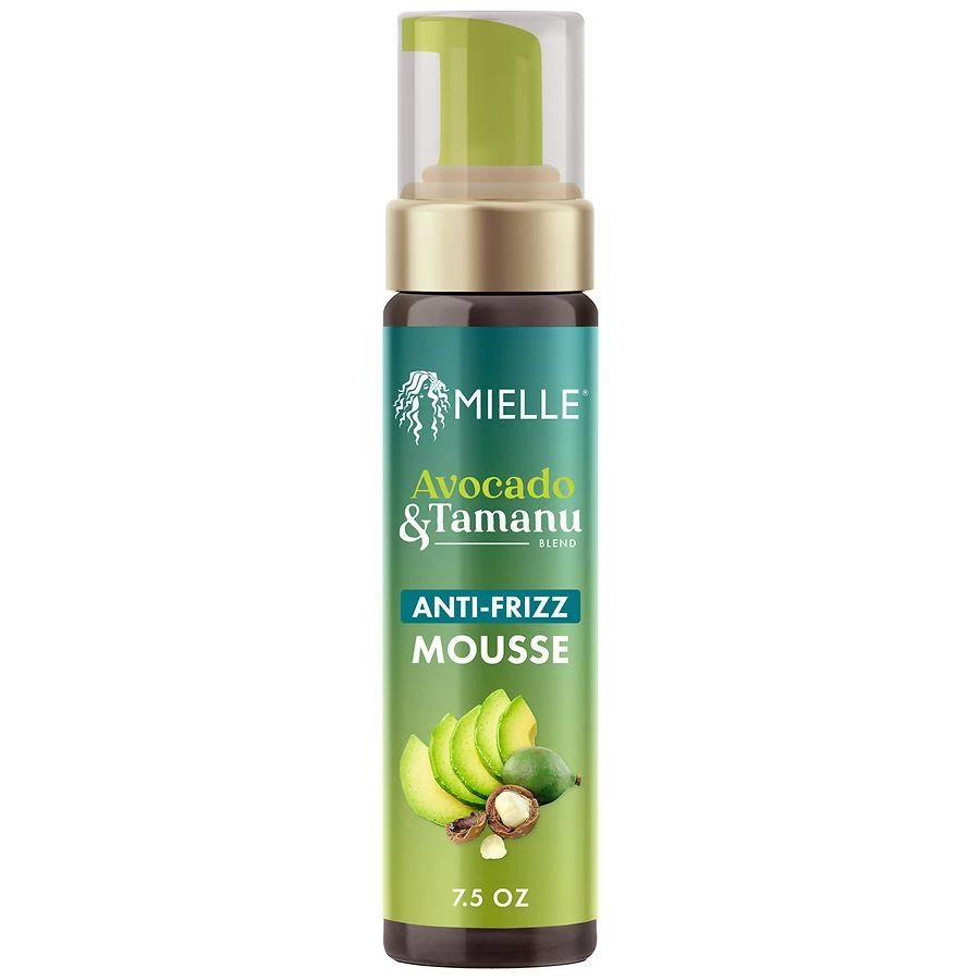 Mielle Organics Anti-Frizz Mousse Avocado & Tamanu 1