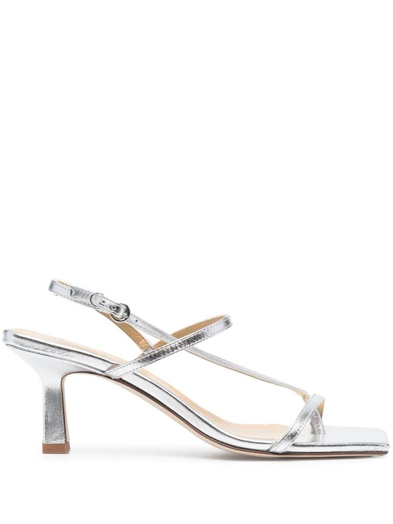 AEYDE Elise strappy low-heel sandals - women -  -  - Silver