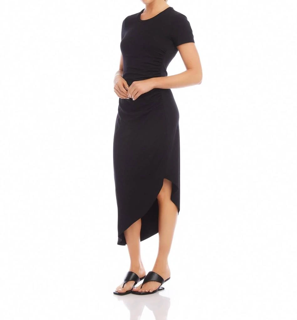 Fifteen Twenty Elena Midi Dress In Black 3